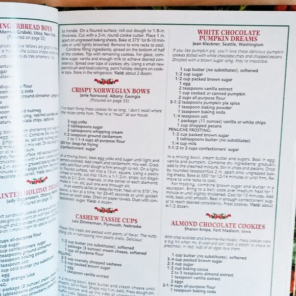 Country Woman 2001 Christmas Recipe & Crafts Hard Cover Book-EXCELLENT Condition - Picture 7 of 9